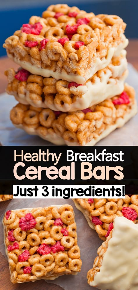 Healthy Breakfast Cereal, Daycare Meals, Breakfast Cereal Bars, Breakfast Bars Recipe, Healthy Cereal Breakfast, Toddler Food Ideas, Toddler Breakfast, Toddler Foods, Kid Meals