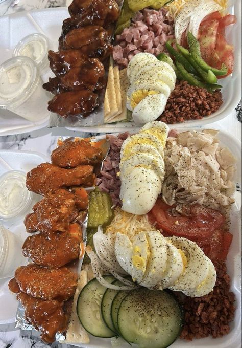 Black People Salad, Food Plates For Sale Ideas, Soul Food Aethstetic, Breakfast Plates Black People, Sleepover Food Dinner, Meal Ideas Black People, Soul Food Dinner, Cookout Food, Food Babe