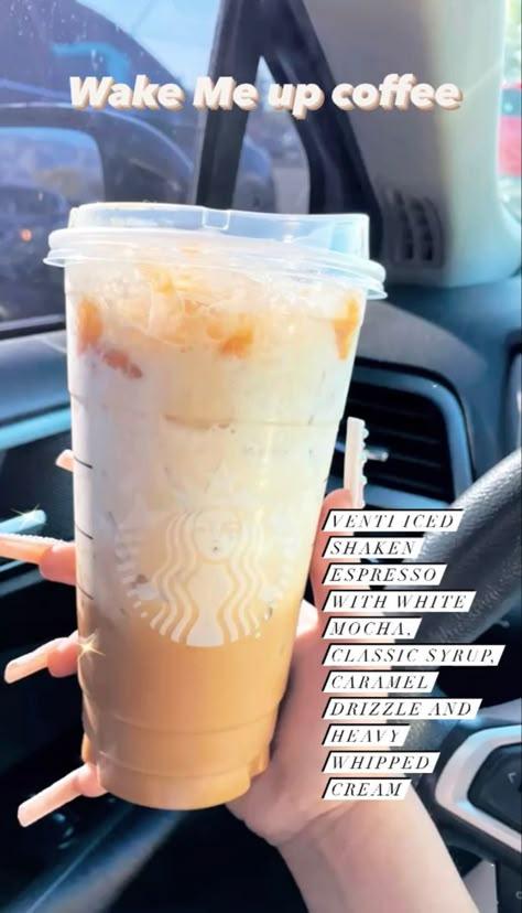 Strong And Sweet Starbucks Drinks, Starbucks Energy Coffee, Strong Iced Coffee Starbucks, Starbucks Wake Up Drink, Trenta Iced Coffee Starbucks, Strong But Sweet Starbucks Drinks, Starbucks Drinks With Espresso Shots, Sweet Iced Coffee Starbucks Drink Recipes, Wake Up Starbucks Drinks