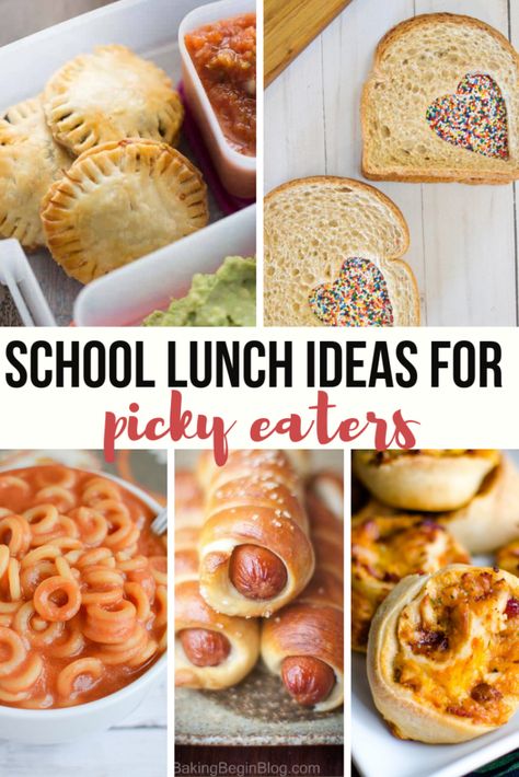 Lunch Ideas For Picky Eaters, Picky Eater Lunch, Kindergarten Lunch, Preschool Lunch, Easy School Lunches, Kids Lunch Recipes, Picky Eaters Kids, School Lunch Ideas, Healthy Lunches For Kids