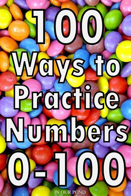 100 Ways to Practice Numbers 0 to 100 - In Our Pond Learning Numbers 11-20 Activities, Learning Numbers 1-100 Activities, Numbers To 100 Activities, Count To 100 Activities, Counting To 100 Activities, Kindergarten Mathematics, Numbers To 100, Count To 100, Math Center Ideas