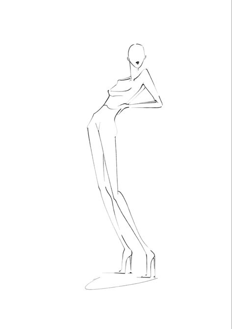 Sketxh with my YouTube tutorial x #fashionartist #fashionillustrations Fashion Pose Drawing, Fashion Silhouette Drawing, Drawing Models Poses, Fashion Poses Sketch, Fashion Figure Sketch, Fashion Croquis Poses, Quick Fashion Sketch, Model Silhouette, Croquis Fashion Illustration