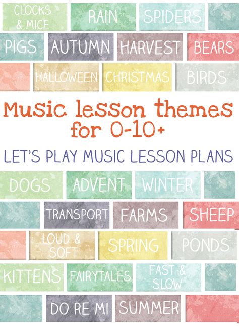 30 minute music lesson plan themes full of fun and packed with learning! Learn Keyboard, Music Lesson Plan, Lets Play Music, Music Lessons For Kids, Music Curriculum, Music Lesson Plans, Preschool Music, Elementary Music Classroom, Music Lesson