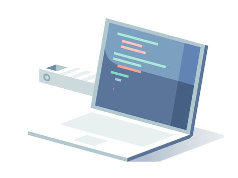 Coding by Guillaume Kurkdjian - Dribbble Coding Animation, Anime Banner, Animation Gif, Banner Gif, Instagram Time, Motion Graphic, Office Building, Electronic Items, Animated Gifs