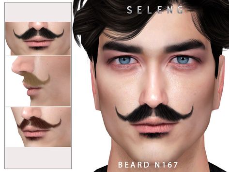 Beards And Mustaches, Sims 4 Male Clothes, Mod Hair, Carrie Dress, Best Mods, Beard No Mustache, Sims Mods, The Sims Resource, Sims 4 Mods