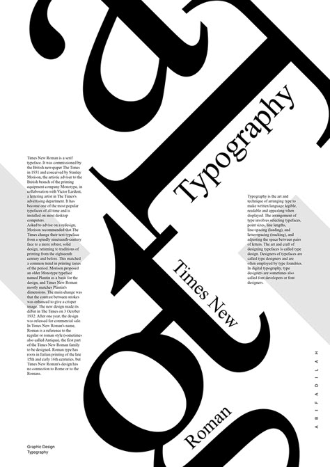 Poster Design - Typography || Posted on Behance || © All Rights Reserved Typo Layout Design, Bold Typography Poster, Font Poster Design Typography, Typeface Poster Design, Type Poster Design, T Typography, Poster Layout Design, Typography Book Design, Magazine Typography