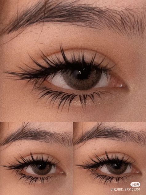 Long Bottom Eyelashes, Nature Eyelash Extensions, Manhwa Eyelash Extensions, Realistic Lash Extensions, Manhua Lashes Map, Natural Anime Lashes, Eyelash Extensions On Asian Eyes, Manhwa Eyelashes, Asian Eye Lash Extensions