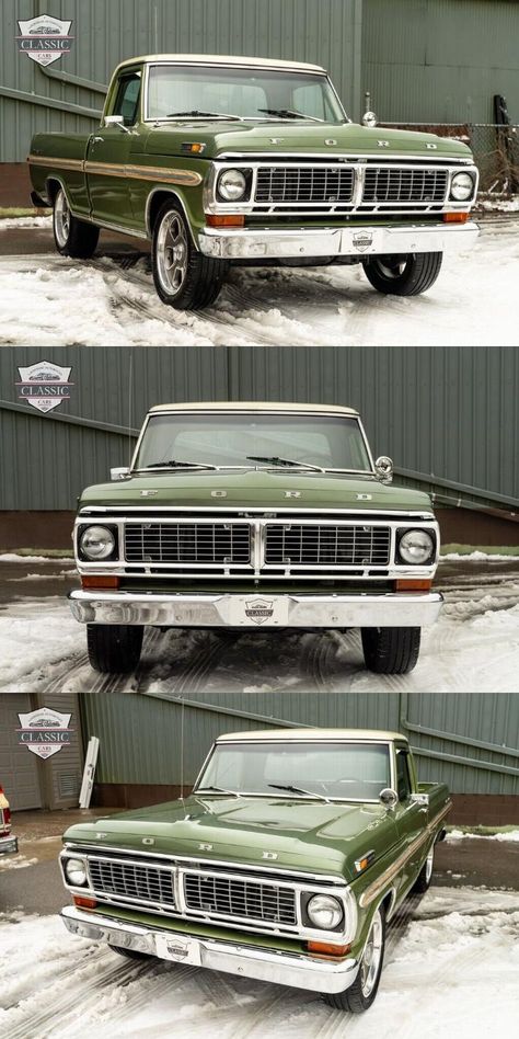 1970 Ford F-100 Ranger XLT 1970 Ford F100, Ranger Truck, Short Bed, Ford F100, Side Mirror, Manual Transmission, Ford Ranger, Ford Trucks, Beautiful Cars