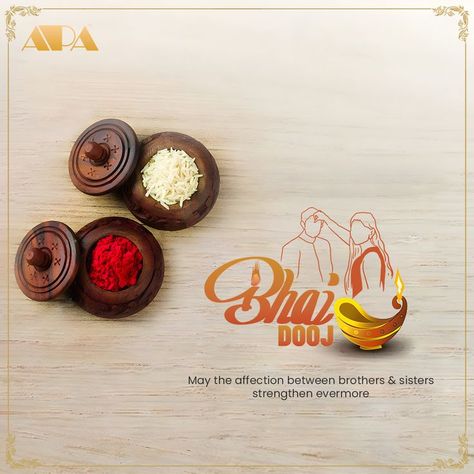 Happy Bhai Dooj - APA Decor Happy Bhai Dooj, Bhai Dooj, Brothers And Sisters, Card Holder, Place Card Holders, Festival, My Saves