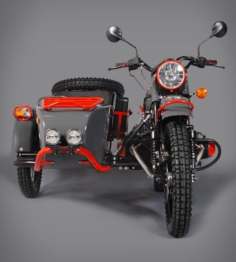 Ural Bike, Bike With Sidecar, Three Wheel Bicycle, Ural Motorcycle, Paris Dakar Rally, Red Sparrow, Motorcycle Workshop, Motorcycle Sidecar, Motorcycles And Scooter