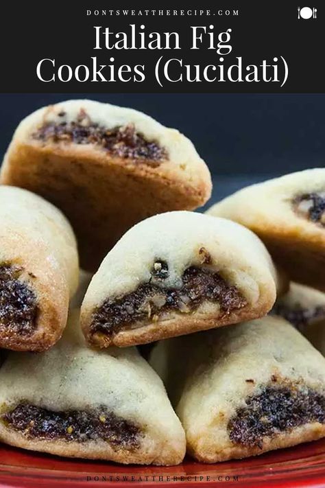 Fig Recipes Dessert, Greece Recipes, Italian Treats, Butterball Cookies, Italian Fig Cookies, Fig Dessert, Italian Baking, Italian Desserts Easy, Pasquale Sciarappa