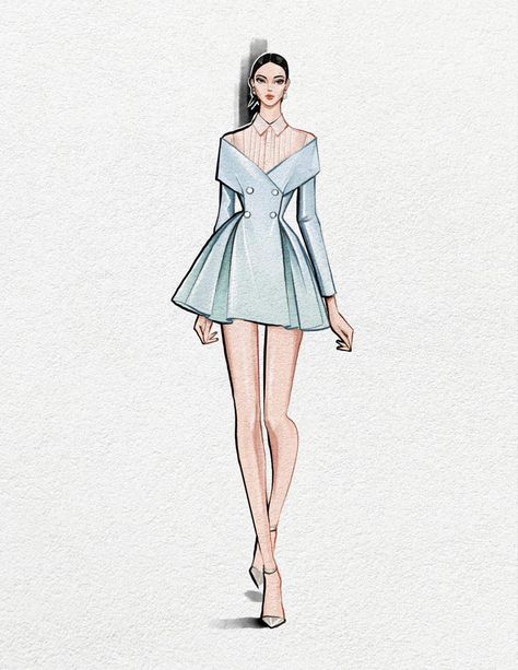 Fashion Model Drawing, Fashion Design Classes, Fashion Illustration Tutorial, Fashion Illustration Collage, Fashion Design Books, Fashion Design Sketch, Fashion Illustration Sketches Dresses, Fashion Design Sketchbook, Fashion Design Collection