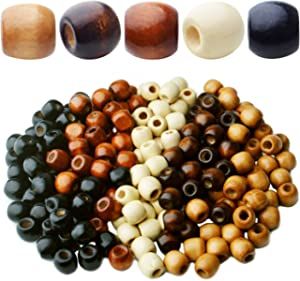 Amazon.com: Aylifu 200pcs Large Hole Wooden Beads Natural Barrel Wood Spacer Beads Drum Loose Beads Hair Braid Beads for DIY Macrame Hemp Jewelry Craft Making,5 Colors,Hole: 4.9mm : Arts, Crafts & Sewing Braid Beads, Hair Braid Beads, Beads Hair, Hemp Jewelry, Hemp Twine, Cheap Beads, Hair Braid, Diy Macrame, Craft Making