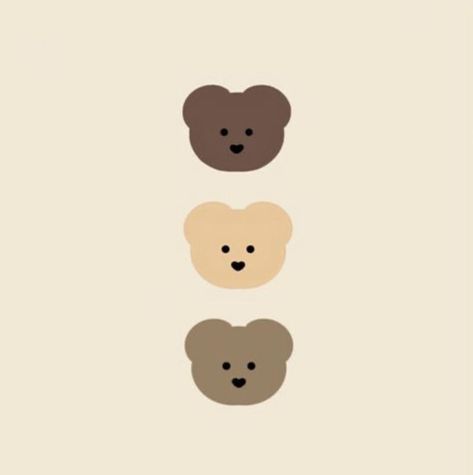 Bear Png Icon, Cute Bear Icons, Bear Icon, Beige Icons:), Three Bears, 강아지 그림, Cute App, Cute Pastel Wallpaper, Cute Emoji Wallpaper