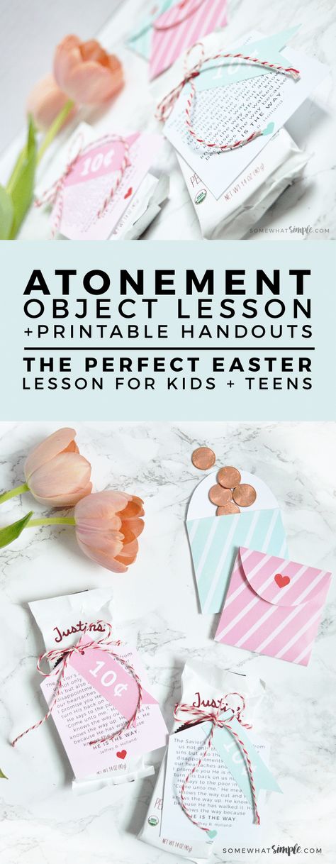 Easter Lesson For Kids Lds, Lds Object Lessons Atonement, Lds Easter Crafts For Kids, Easter Handouts Lds, Lds Easter Lesson Young Women, Easter Fhe Lesson, Easter Bible Lesson For Teens, Lds Yw Easter Activity, Teen Easter Lesson