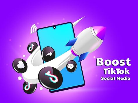 Rocket boosting tiktok digital marketing... | Premium Vector #Freepik #vector #social-media-app #social-media #social #whatsapp Tiktok Marketing, Marketing Specialist, Medium App, Audience Engagement, Marketing Communication, Event Marketing, Brand Marketing, Business Goals, Marketing Plan