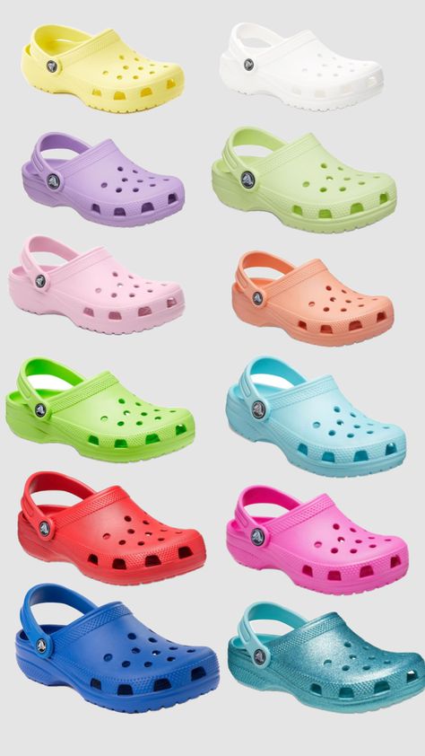 #crocs Best Crocs Color, Croc Colors, Preppy Crocs, Crocs Colors, Crocs Store, Crocs Aesthetic, Crocs Collection, Birthday Background Design, Pink Preppy