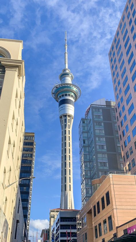 Sky Tower Auckland Aesthetic, Auckland New Zealand Photography, New Zealand Sky Tower, Auckland Sky Tower, New Zealand Aesthetic, New Zealand City, New Zealand Photography, Wallpaper Brands, New Zealand Cities