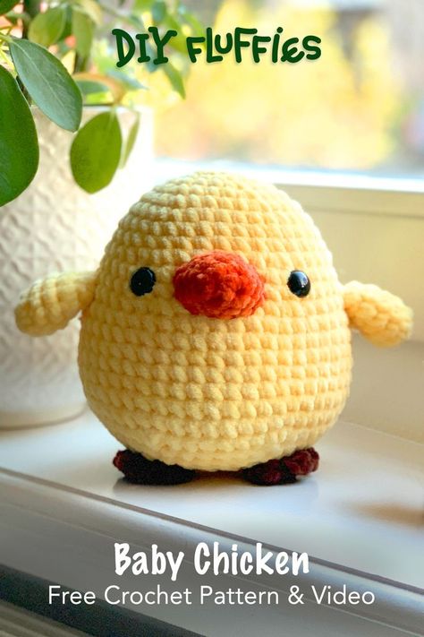 easter chick crochet pattern