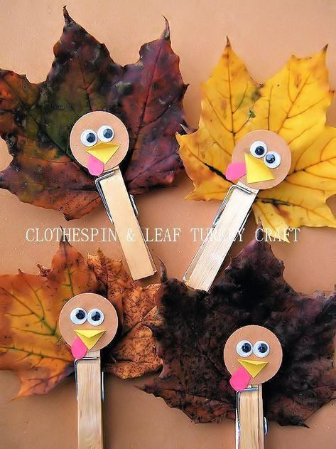 Leaf Turkey Craft, Fun Thanksgiving Crafts, Leaf Turkey, Thanksgiving Crafts Preschool, Easy Thanksgiving Crafts, Walpapers Cute, Crafts Fall, November Crafts, Nature Craft