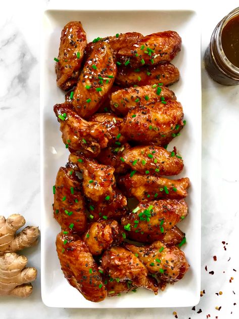 Crispy Oven-Baked Teriyaki Wings – What's Cooking with Kelli Oven Baked Teriyaki Chicken Wings, Teriyaki Wings Baked, Teriyaki Chicken Wings In The Oven, Teriyaki Wings Recipe, Baked Teriyaki Chicken Wings, Teriyaki Chicken Wings Recipe, Oven Roasted Chicken Wings, Wings Recipe Oven, Baked Wings Oven