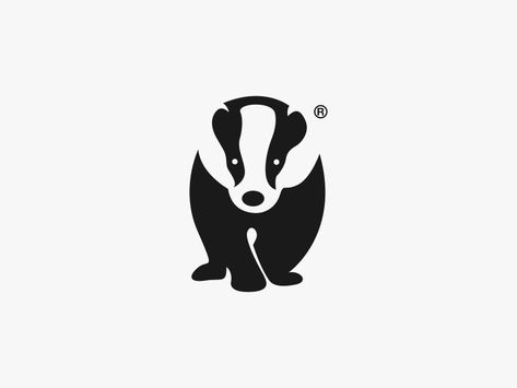 badger (SOLD) . contact me if you need make asewome logo Badger Logo Design, Ticket Logo, Badger Logo, Badger Art, Witchy Bedroom, Badgers Logo, Symbol Drawing, Logo Animal, Honey Badger