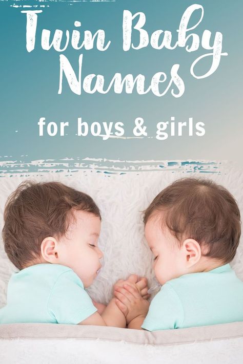 There are so many ways to go about choosing a name, so when picking a pair we like to think of alliteration, similar meanings, rhyming and of course some infamous duos as good starting places for twin names inspiration. #babynames #twins Unique Twin Names, Twin Baby Names, Twin Boy Names, Twin Sons, Cool Boy Names, Twin Names, Boy Girl Names, Twin Baby Boys