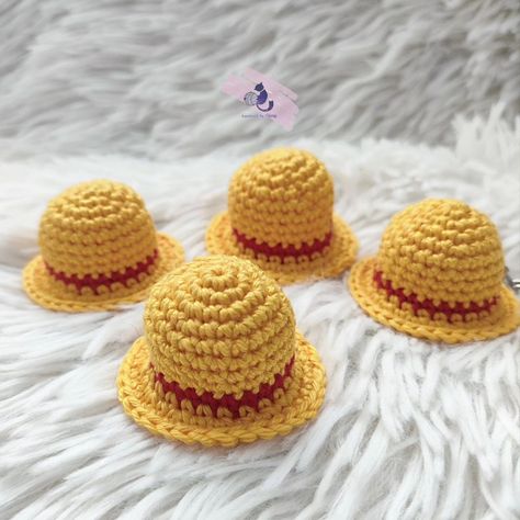 Crochet Luffy Hat keychain 💛💙 #handmadebytÜway #crochetph #onepiece #OnePieceAnime #Nakama #Luffy #crochetkeychain #luffyhatcrochet #luffyonepiece Crochet Luffy, Luffy Hat, Crochet Keychain, One Piece Anime, Crochet Hats, One Piece, Crochet, Hats, Quick Saves