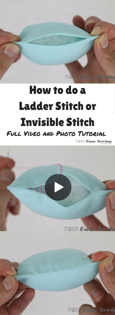 Invisible Stitch, Modern Bag, Trendy Sewing, Costura Diy, Ladder Stitch, Beginner Sewing Projects Easy, Leftover Fabric, Sewing Projects For Beginners, Sewing Skills