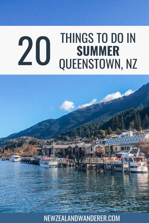 New Zealand Itinerary, New Zealand Adventure, Lake Wakatipu, Adventurous Things To Do, Travel New Zealand, Queenstown New Zealand, Oceania Travel, Backpacking Europe, Adventure Sports