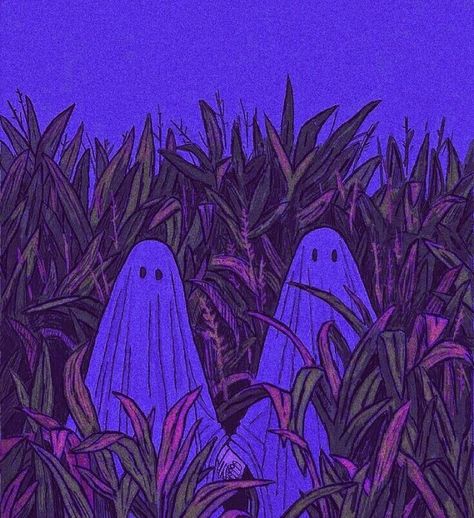 Ghost Purple Aesthetic, Cute Sheet Ghost Drawing, Spooky Anime Aesthetic, Ghost Trend Drawing, Aesthetic Ghost Painting, Ghost Cartoon Aesthetic, Ghost Aesthetic Art, Ghost Aesthetic Icon, Aesthetic Ghost Drawing