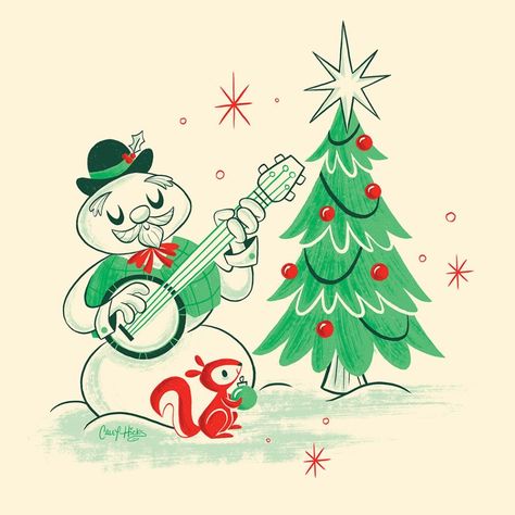 Caley Hicks, Vintage Christmas Images, Christmas Graphics, Christmas Time Is Here, Holly Jolly Christmas, Jolly Christmas, Christmas Cartoons, Christmas Memory, Vintage Christmas Cards