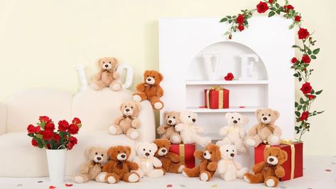 Valentine's Day Teddy Bears: Embrace Love and Coziness with MorisMos® Bears For Valentines Day, Valentine’s Day Bear, Huge Teddy Bears Valentines Day, Valentines Day Bears, Valentines Day Teddy Bear, Free Giveaway, Plush Toys, Toy Collection, Girlfriend Gifts