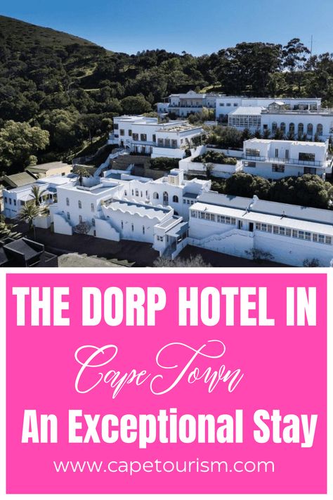 Welcome to the enchanting world of Dorp Hotel, nestled high on the slopes of Signal Hill in Cape Town. As its Afrikaans name suggests, Dorp, meaning “village,” offers a distinctive experience that defies categorization. Created by the visionary late hotelier Gail Behr, this boutique hotel exudes historic charm and artistic flair. #thedorphotelcapetown #exceptionalstay #boutiqueluxury #capetownelegance #historiccharm #moderncomforts #explorethecity #iconicattractions Cape Town Hotels, Boutique Retreats, Signal Hill, Unique Boutique, Tourist Attraction, Cape Town, Breathtaking Views, Boutique Hotel, Cape