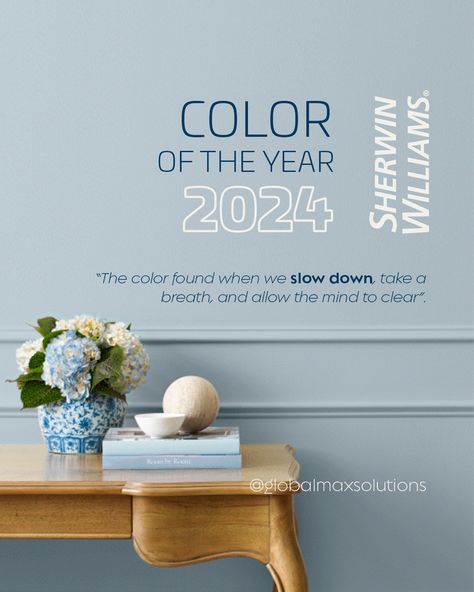 Upward Blue Sherwin Williams, Upward Sherwin Williams, Sw Upward, Garage Colors, Coastal Color Scheme, Color Of The Year 2024, Color Combinations Home, Haint Blue, Bath Paint