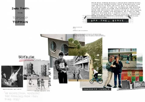 Text And Picture Layout, Text And Image Layout, Collage Page Layout, Artist Research Layout, Image Collage Design Layout, Editorial Collage Layout, Collage Title Sequence, Modern Moodboard, Moodboard Layout