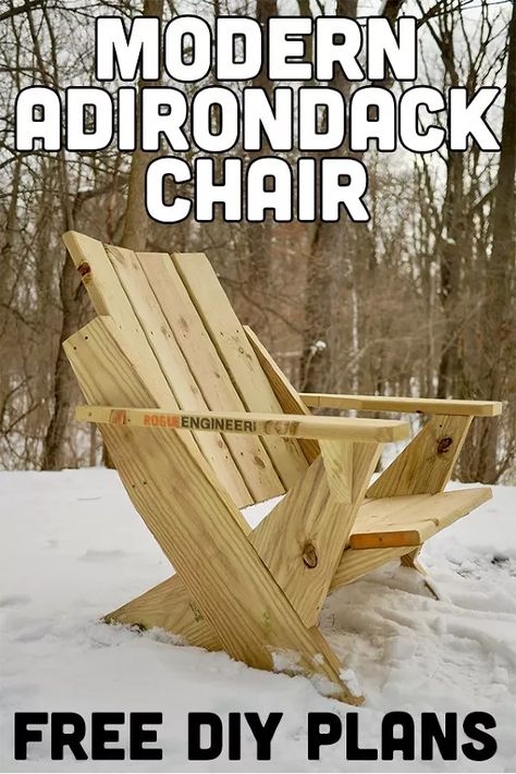 Kids Woodworking Projects, Furniture Workshop, Easy Woodworking Projects Diy, Modern Adirondack Chair, Adirondack Chair Plans, Diy Bench Outdoor, Walnut Timber, Modern Adirondack, Craftsman Furniture