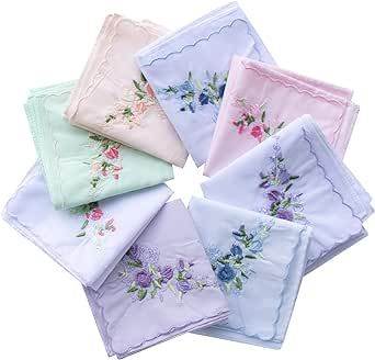 La closure Vintage Floral Cotton Embroidered Ladies Handkerchiefs Pack Handkerchief Aesthetic, Ladies Handkerchiefs, Embroidered Handkerchief, Embroidery Vintage, Textile Crafts, Vintage Handkerchiefs, Rose Embroidery, Fine Yarn, Beautiful Rose