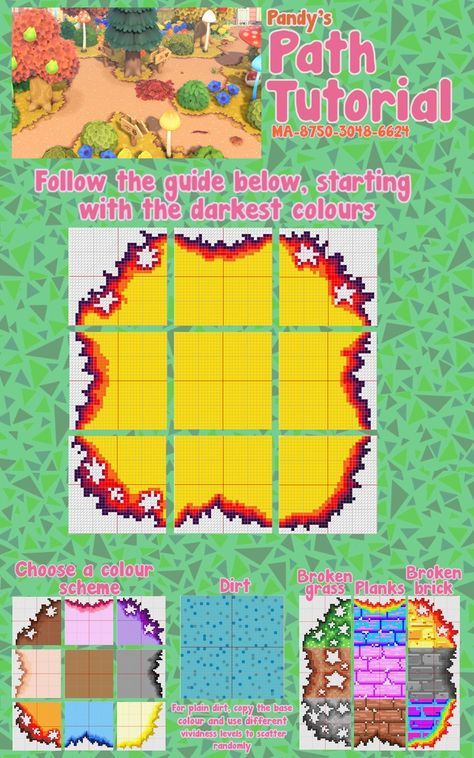 Acnh Path, Animal Crossing Patterns, Acnh Paths, Acnh Patterns, Animal Crossing 3ds, Ac New Leaf, Animal Crossing Guide, Acnh Design Codes, Acnh Inspiration