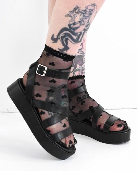 2,805 Likes, 15 Comments - FOXBLOOD (@foxbloodshop) on Instagram: “RESTOCK // The Strappy Platforms Sandals! Easy & effortless. 100% Vegan! TAP to shop!” Doc Martens Sandals With Socks, Doc Sandals With Socks, Dr Martens Sandals With Socks, Socks And Sandals Outfit, Doc Sandals, Doc Martens Sandals, Socks With Sandals, Sandals With Socks, Platform Doc Martens