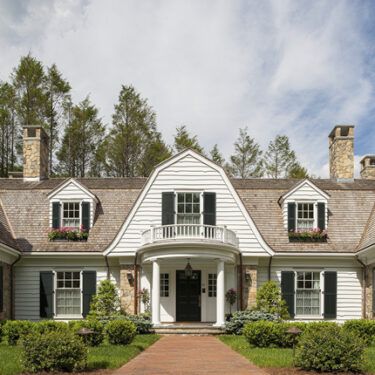 Weston Stone Gambrel Cottage | Whitla Brothers Builders, Inc. Gambrel Exterior, Boston Design, Shingle Style Homes, Historic Preservation, Design Guide, Boston Ma, Cottage Homes, In Boston, Custom Build