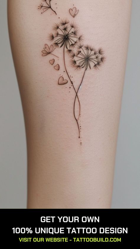 Hand Tattoo Dainty, Simple Dandelion Tattoo, Dandilines Flower, Cute Tattoo Ideas For Females, Dandilines Flower Tattoo, A Tattoo Designs, Tattoo On Collar Bone, Dandelion Tattoo Ideas, Watercolor Dandelion Tattoo