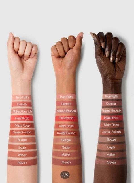 Liquid Lipstick Shades, Sugar Lipstick, Lips Essentials, Color Knowledge, Lipstick For Dark Skin, Makeup Order, Simple Makeup Tips, Lipstick Kit, Brown Lipstick