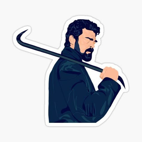 "Billy Butcher " Sticker for Sale by makistickers | Redbubble Billy Butcher The Boys Aesthetic, The Boys Starlight, The Boys Tv Show, Homelander The Boys, Stickers Usa, Queen Maeve, Billy Butcher, Derry Girls, Dexter Morgan