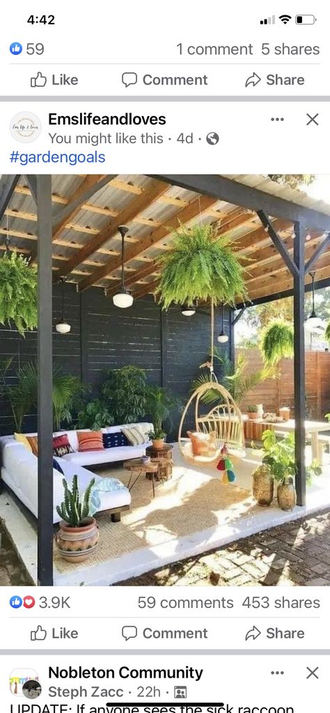 Round Pergola, Patio Under Decks, Under Deck, Backyard Hammock, Backyard Swings, Backyard Gazebo, Backyard Pool Landscaping, Patio Roof, Patio Interior