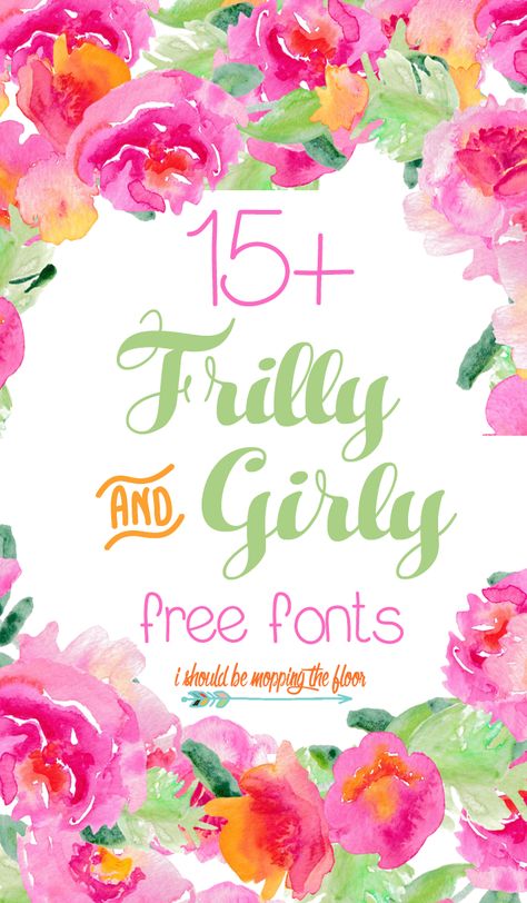 These 15+ free frilly and girly fonts are perfect for invitations, crafts, and so much more. Fonts Fancy, Victorian Fonts, Girly Fonts, Fun Lettering, Making Signs, Romantic Fonts, Fun Fonts, Holiday Fonts, Business Fonts