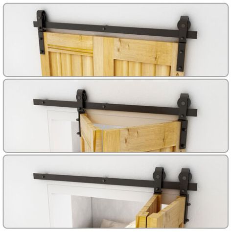 Bifold Barn Doors, Sliding Barn Door Hardware, Door Kits, 2 Doors, Sliding Barn Door, Barn Door Hardware, Diy Home Improvement, Sliding Door, Home Repair