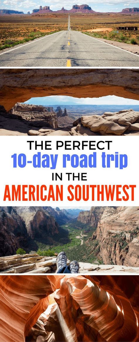 Travel Destinations Usa, Road Trip Songs, Southwest Road Trip, Southwest Travel, Road Trip Map, Route 66 Road Trip, Road Trip Packing List, Road Trip Activities, Arizona Road Trip