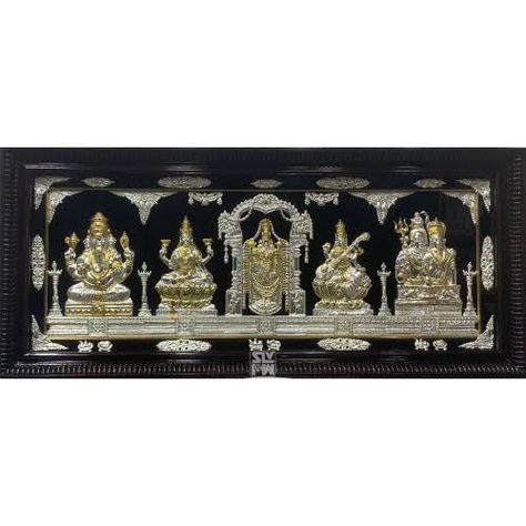 Silver Photo Frames Of God, Silver God Photos Frames For Pooja Room, Silver God Photos For Pooja Room, God Photo Frames For Pooja Room, Puja Design, Gods Photos Hindu, God Frame, Pooja Door Design, Rama Sita