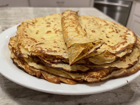 Crepes - pandekager — Sweet • Sour • Savory Crepes Sweet, Danish Pancakes, Pancakes For Dinner, Potato Flakes, Danish Pastry, Pastry Shells, Danish Food, Pancakes Easy, For My Mom